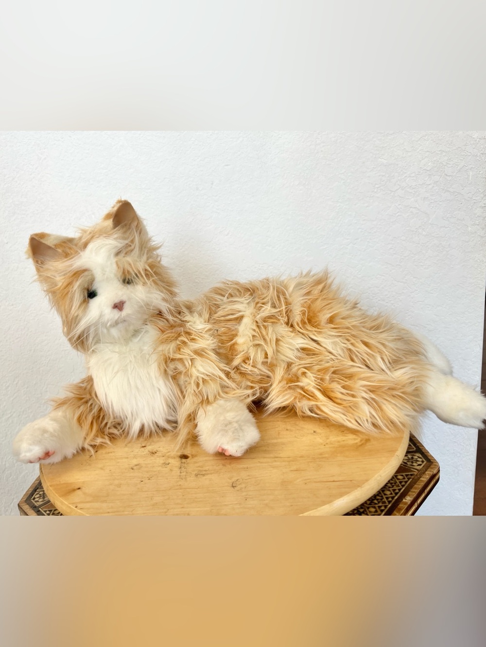 Ageless Innovations Joy For All Companion Pets Interactive Orange Tabby Cat BIN4
